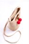 Children's Straw Shoulder Bag - 2