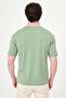 Plain Slim Fit Crew Neck Pocketed Bi-Stretch Interlock Men's T-Shirt Çağla - 36876.26Y - 4