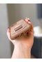 Iphone 11 coffee patterned leather textured taba color case - 3