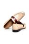 Beige Color Laceless Genuine Leather Leather Sole Men's Shoes - 2