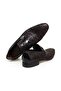 Brown Laceless Genuine Leather Suede Men's Shoes - 2
