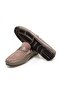 Mink Color Laceless Genuine Leather Suede Men's Shoes - 3