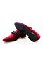 Bordo Color Laceless Genuine Leather Velvet Men's Shoes - 3