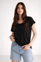 Glitter Blouse Black Women's Blouse 26Y0202K1 - 2