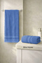 2 Piece Cotton Bath Towel Set Ayla Blue - 2