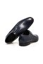 Dark Blue Color Lace-Up Genuine Leather Men's Shoes - 2