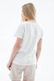 V-Neck White Women's T-Shirt 26Y0478K1 - 4