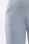 Gray High Waist Lycra Straight Cut Women's Palazzo Trousers with Pockets - 5