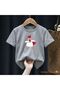 Heart Cockerel Printed 100% Children's Unisex T-Shirt 5 6 -7 8-9 10 -11 12 Years Old