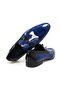 Dark Blue Color Laceless Genuine Leather Men's Shoes - 2