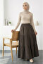 Women's Layered Comfortable Tencel Skirt - Lvr014 - 4