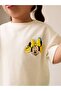 100% Cotton Cream White Disney Short Sleeve Top and Shorts Set - 5