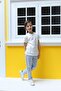 Boy's Back Printed Cotton Short Sleeve T-Shirt - 6
