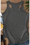 Cow Girl Printed Sleeveless Swimmer Tank Top Women's Tshirt - 2