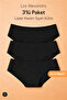 Women's 3-Piece Seamless Laser Cut Non-Marking Lycra Bikini Slip Panties
