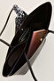 Women's Camellia Black Scarf and Organizer Gift Snap Closure Handbag and Shoulder Bag - 4
