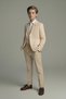 2-Piece Linen Boys' Sports Suit/Shirtless_Mnvs2299 - 3