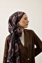 شال ناعم 3074 بني شوكولاتة - 4