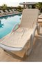100% Cotton Sunbed Towel 80X185 cm • Premium Beach Towel with Non-Slip Elastic