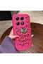 Xiaomi Mi 14t Pro Compatible Pink Red Silicone Case Shockproof Camera Protection - 4