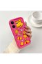 Vivo V60 Lite 4G/5G Compatible Pink Red Silicone Case Shockproof Camera Protection - 2