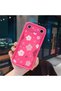 Tecno Pova Slim Compatible Pink Red Silicone Case Shockproof Camera Protection