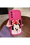 Samsung Galaxy A17/A26 Compatible Pink Red Silicone Case Shockproof Camera Protection - 4
