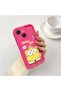 Tecno Spark 40C Compatible Pink Red Silicone Case Shockproof Camera Protection - 2