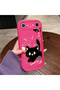 Tecno Pova Slim Compatible Pink Red Silicone Case Shockproof Camera Protection - 4