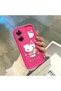 Realme Note 60 Compatible Pink Red Silicone Case Shockproof Camera Protection - 3