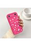 Tecno Pova Slim Compatible Pink Red Silicone Case Shockproof Camera Protection - 2