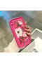 iPhone X/Xs Compatible Pink Red Silicone Case Shockproof Camera Protection - 3