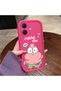 Tecno Spark Go 2 Compatible Pink Red Silicone Case Shockproof Camera Protection - 4