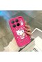 Xiaomi Mi 15t Pro Compatible Pink Red Silicone Case Shockproof Camera Protection - 3