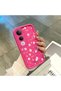 Vivo V50 Lite 4G/5G Compatible Pink Red Silicone Case Shockproof Camera Protection - 3