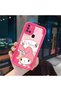 Samsung Galaxy A21S Compatible Pink Red Silicone Case Shockproof Camera Protection