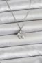 Stylish 316L Steel Chain Silver Color Clover Model Women's Necklace Teachers Mothers Valentine's Day Gift