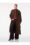 X Selected by Şahika Ercümen - Scarf Coat with Long Buttons and Pockets