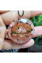 Saturn - Rhodochrosite - Star Stone Orgonite Necklace (Handmade Design Products) - 3