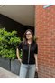 Short Sleeve Polo Collar Lace Detail Viscon Knitwear Cardigan - 5