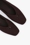Women's Levira Bitter Brown Suede Ballerinas - 3