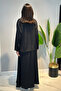 Saphire Set with Snap Detail Accessories on Blouse and Skirt 956 Black - 5
