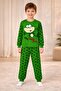 Mine Trend Frog Printed Unisex Pajama Set 4 Years-5 Years-6 Years