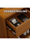 Modern Entryway Shoe Storage Cabinet with Drawers 80cm - 5