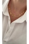 Brand equivalent double necklace set jewelry necklace set. - 3