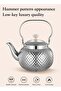 1.2L Teapot, stainless steel teapot, silver color, with a stainless steel tea drain - 2