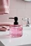 Anthracite Black Liquid Soap Dispenser 500 ml |   Round Design Decorative Soap Dish - 3