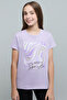 Graphic Print T-Shirt with Crew Neck and Short Sleeves