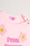 Appliqued T-Shirt with Crew Neck and Short Sleeves - 3