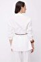 Women's Belted Linen Shirt - 6